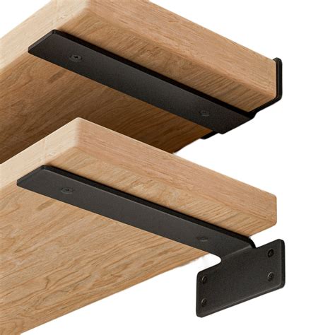 lowes metal black shelf bracket|wrought iron shelf brackets lowe's.